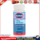 50pcs 3 in 1 Swimming Pool Water Test Strip Chlorine PH Nitrate Test Paper Newly
