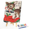 Frameless Oil Paint By Numbers Christmas Deer DIY Canvas Picture Craft Kit Newly
