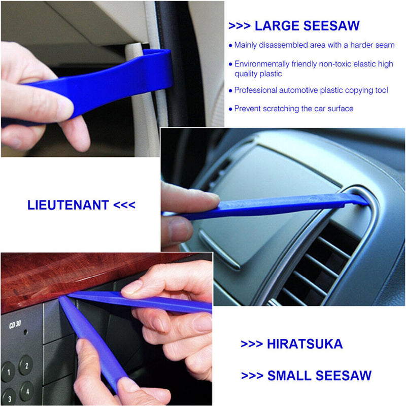 5pcs/set Car Radio Dashboard Audio Panel Door Trim Panel Clip Remover Pry Kit