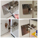 Hinge Repair Plate For Cabinet Furniture Drawer Window Steel Plate H7J8