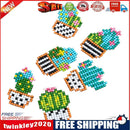 DIY Cactus Kids Round Diamond Stickers Full Drill Diamond Painting Kits