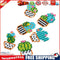 DIY Cactus Kids Round Diamond Stickers Full Drill Diamond Painting Kits