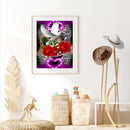 5D DIY Diamond Painting Roses Doves Full Drill Rhinestone Mosaic Art Picture