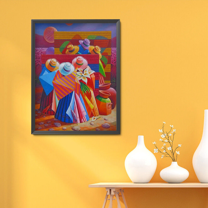 Beach People No Frame Pictures By Number DIY Arts Digital Coding Oil Paint