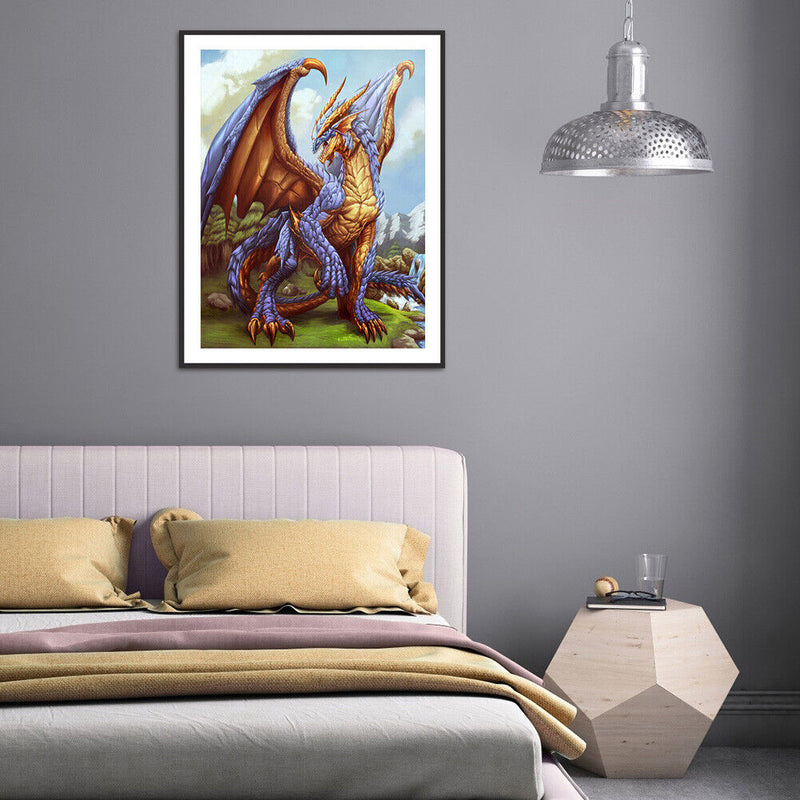 5D DIY Diamond Painting Humanlike Animal Full Round Drill Crafts Mosaic Picture