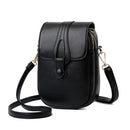 PU Handbags Women Small Shoulder Messenger Bags Mobile Pouch Purse Clutch Flap