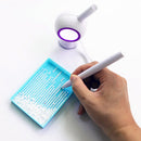 Diamond Painting Drawing LED Light Point Drill Pen for DIY Craft (Purple) Newly