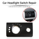 Headlight Switch Repair Cover for Mercedes-Benz W164 2007-2011 (Black C) Newly