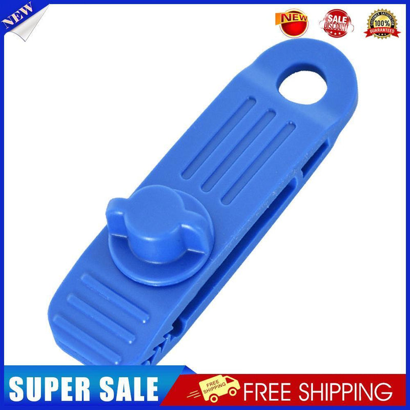 Tent Windproof Plastic Fixing Clip Clamp Canopy Awning Tarp Buckle (Blue)