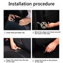 Car Backseat Organizer with Foldable Table Auto Seat Back Protector (Black)