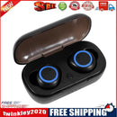 Y50 TWS Earbuds Bluetooth-Compatible Wireless Sport Headphones (Black Blue)