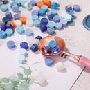 100pcs Octagon Sealing Wax Beads Envelope Seal Stamp Wax Tablet Pill (6pcs)