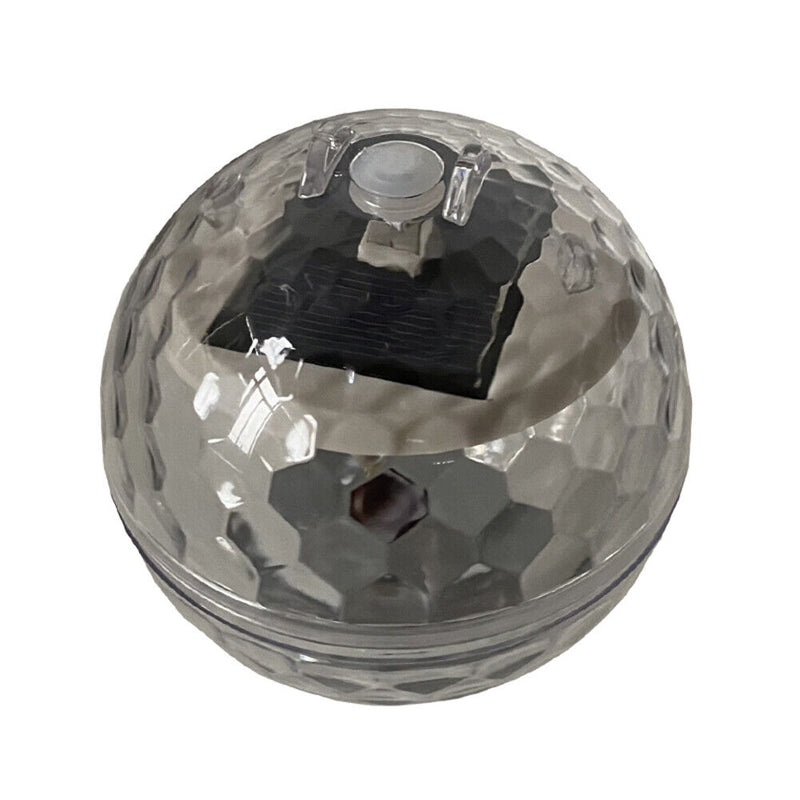 Solar Water Floating Light Magic Ball Waterproof Pool Garden Decor (Warm)