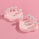 1 Pair Piano Finger Trainers Hand Strength Exerciser for Beginner (Pink) Newly