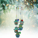 Wind Chimes Rainbow Maker Printed Metal Balcony Printed Windchimes Decorations