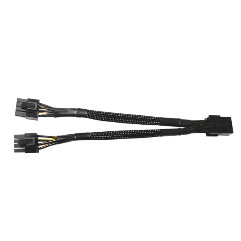 Graphics Card 8Pin to Dual 8Pin (6+2) GPU Power Cable for BTC Mining Motherboard