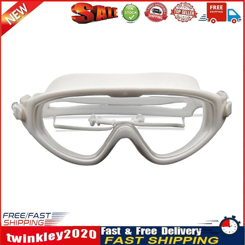 Children Goggles Waterproof Anti-fog Swimming Snorkeling Glasses (White) Newly