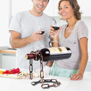 Hanging Suspension Chain Magical Wine Rack European Wine Glass Shelf (B) Newly