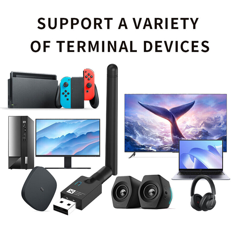 Professional Transmitters Antenna Hands-free Wireless Audio Dongle Adapter