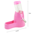 Animal Hamster Water Bottle Rabbit Feed Drink Change Fountain Pipe (Pink) Newly