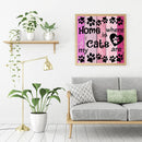 Embroidery Cat Pattern Needlework Cross Stitch Set Full Drill Diamond Painting