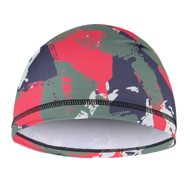 #A Camouflage Cycling Cap Men Women Breathable Bike Hat Sweat Wicking Moisture