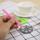 5pcs DIY Wheel Full Drill Special Shaped Diamond Painting Keychains Gifts Newly