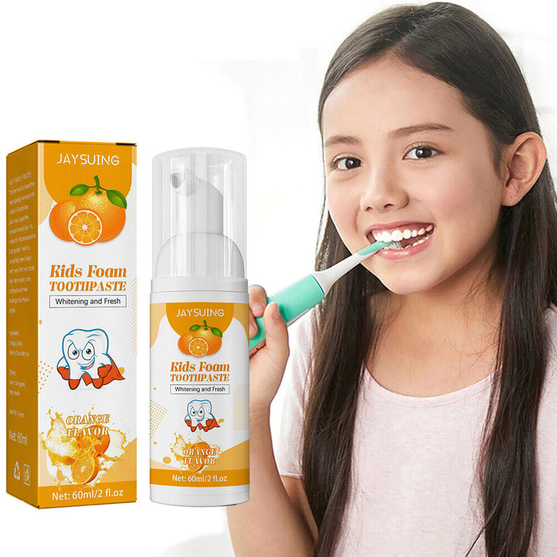 Fruit Flavor Foam Toothpaste Prevent Tooth Decay Protect Gums for Children Te