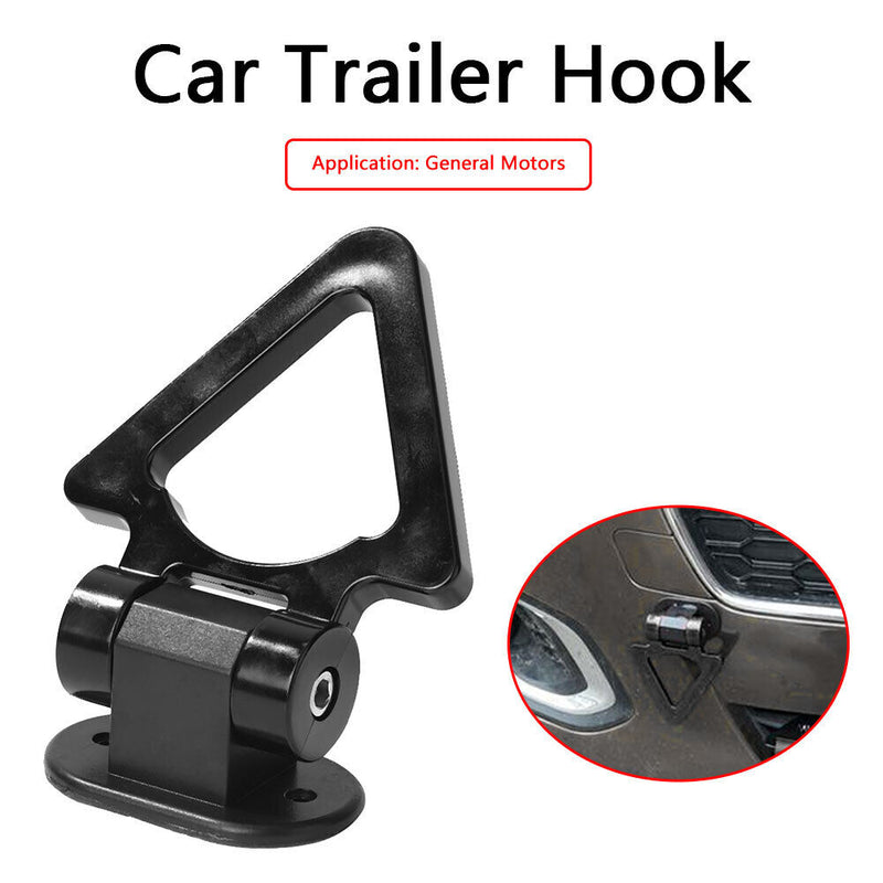 Decorative Car Trailer Hook Racing Triangle Style Front Rear Bumper Towing Hook