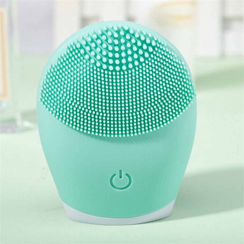Silicone Cleansing Brush Face Care Skin Vibration Massager Mini Beauty Soft Tool