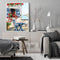 Frameless Oil Paint By Numbers Seaside Garden DIY Canvas Picture Craft Kit
