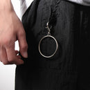 Rock Big Ring Metal Pants Key Ring Hip Hop Jewelry Key Chains Clip Bag Chain