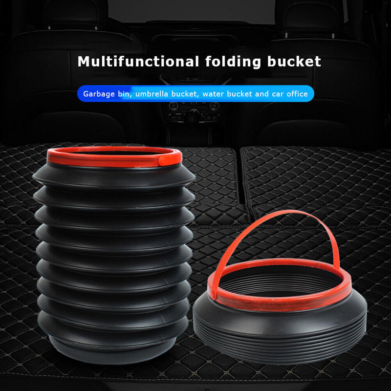 4L Car Folding Trash Auto Collapsible Water Storage Buckets Garbage Contain