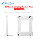 FinalCool Aluminum Alloy CPU Bending Corrector Frame for LGA1700 Intel Gen 12