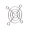 5pcs Desktop Computer PC Case Cooling Fan Grills Finger Guard Protection Cover