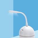 LED USB Night Light Desk Book Light Portable Lamp Bendable Lighting (White)