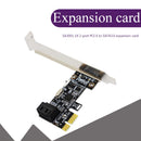 SA3001 2 Port SATA III PCIe Card SATA 3.0 to PCI-e 1X Adapter with Bracket Newly