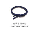 Girl Hair Accessories Concise Hair Ring High Elastic Hair Tie Rope Hand-woven