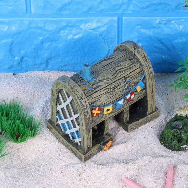 Kunstharz-Fisch Höhle Tank Ornament Aquarium Dekor Landschaftsbau