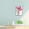 2 Strands Mouse with Flowers Partial Embroidery Stamped Cross Stitch Home Decor