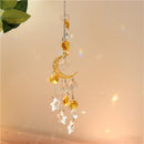 Curtain Hanging Drop Moon Star Pendant Crystal Wind Chime DIY Decorations