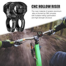 MTB Stem CNC 31.8mm Bike Handlebar Stem Bicycle Ultralight Riser (Black) Newly