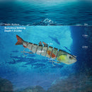 13cm 22g Plastic Lure 8-section Artificial Hard Bait Sea Fishing Tackle (E)