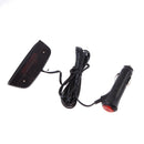 12V Car Indoor LCD Display Digital Watch Thermograph Thermograph Noncolored Clamping