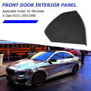 Car Left Front Door Cover Trim Shell for Benz E Class W211 03-08 (Black) Newly
