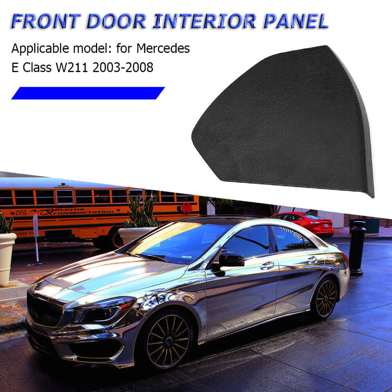 Car Left Front Door Cover Trim Shell for Benz E Class W211 03-08 (Black) Newly