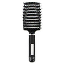 Multifunction Curved Shape Comb Hairdressing Massage Comb Brush (Black) Newly