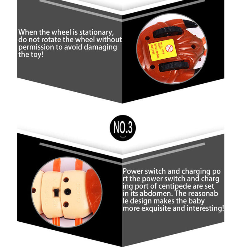 RC Remote Control Centipede Cat Interactive Toys with Egg Eletronic Kitten