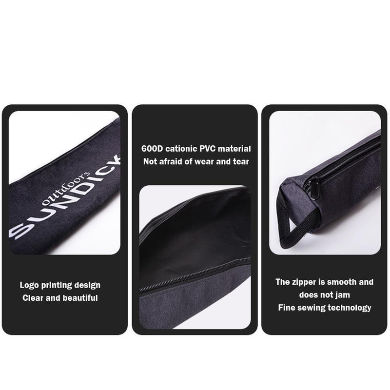 Camping Tent Peg Stake Storage Bag 600D Fabric Zipper Bag Tent Accessories