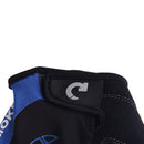 Fashion Cycling Bicycle Motorcycle Sport Gel Half Finger Gloves Blue Size L